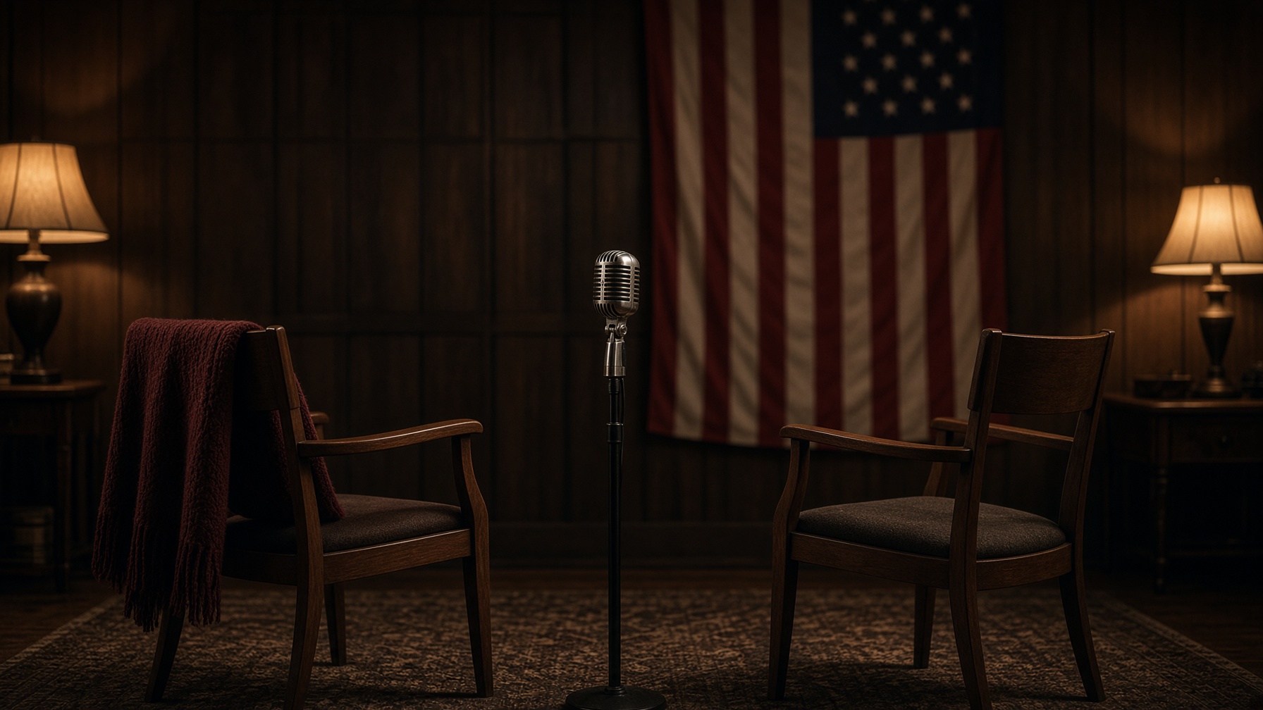 Two chairs ready for a conversation